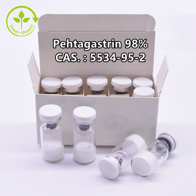 98% Cas 5534-95-2 Proszek pentagastryny 10 mg / butelkę