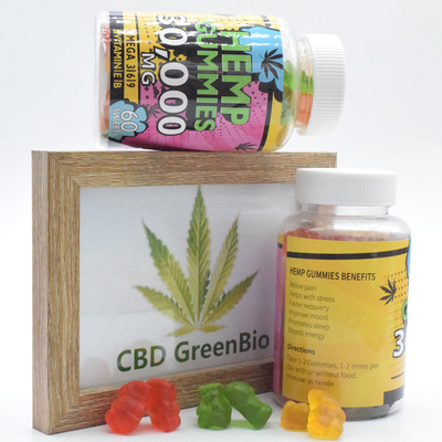 25mg żelek CBD o szerokim spektrum uwalniania niepokoju Organic Premium