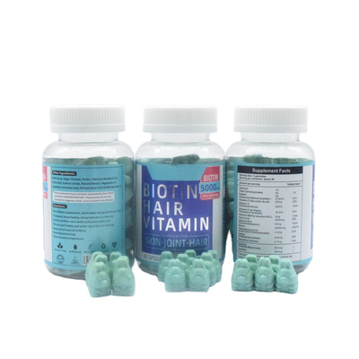 5000MCG Gumki do wzrostu włosów Niedźwiedź bezglutenowy octan DL-alfa tokoferylu