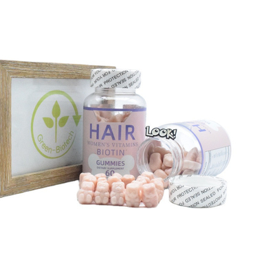 Vegan Biotin Collagen Gummies GMP do włosów Skóra Wzrost paznokci Biotyna Suplementy witaminowe