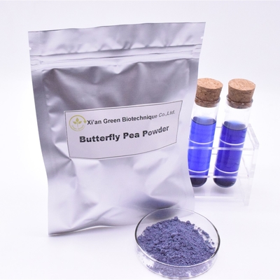 450 Mesh Natural Food Barwniki Antocyjany Butterfly Pea Flower Powder