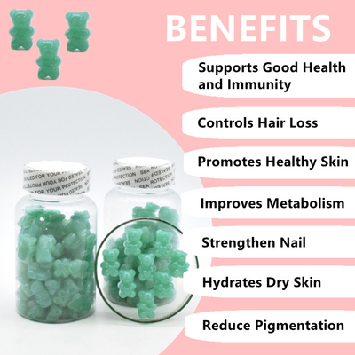Healthy Care Product Gummies Bear Suplementy witaminowe z biotyną na porost włosów