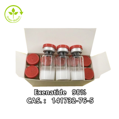 10 mg / butelka 1 g / butelka 10 butelek / pudełko 98% eksenatydu w proszku Cas 141732-76-5