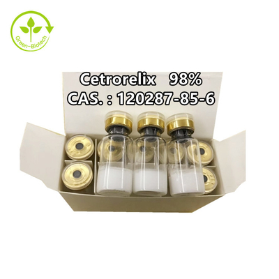Opakowanie butelki Celine 10 mg / butelkę Cetrorelix 98% proszek Cas 120287-85-6