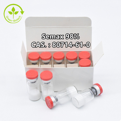 Cas 80714-61-0 98% Semax Powder L-Metionyl-L-Α-Glutamyl Histidyl-L-Fenyloalanylo-L-Prolyl Glycyl-L-Proline