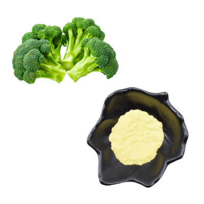 Organiczny proszek z kiełków brokułów Dl-sulforafan Suplement Ekstrakt z nasion brokułów Sulforafan 5% 10% 1%