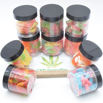 Ekstrakt z konopi CBD Sleep Gummy Pain Stress Release 220g na butelkę CBD Gummy Peach Rings
