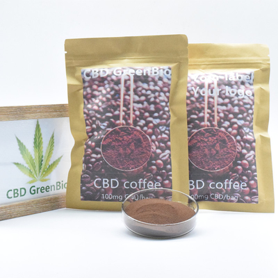 Ekstrakt z konopi CBD Kawa rozpuszczalna w proszku Bezglutenowa Nie zawiera GMO THC
