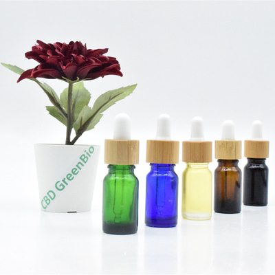 Sativa Liść Kwiat CBD Nalewka Olejek Przeciwbólowy 10ml 20ml Czarny Zakraplacz Szklana Butelka Olej CBD