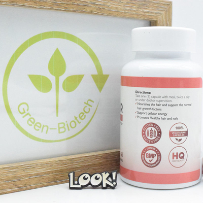 Hair Biotin Capsule Private Label 60-karatowy suplement diety na porost włosów