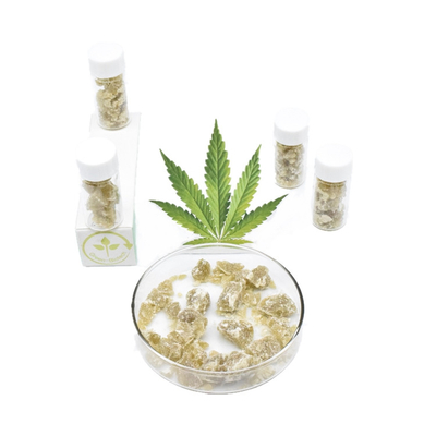 Szklana butelka Pure Cbd Crumble Organiczny wosk konopny redukujący stres