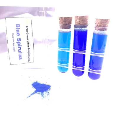 Pure ISO Naturalne barwniki spożywcze Blue Spirulina Fikocyjanina w proszku Wartość E18